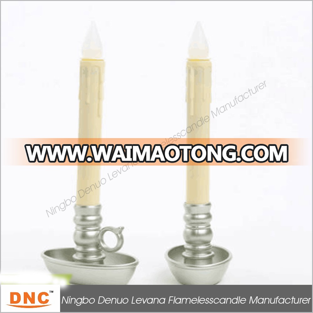 Battery-Operated LED Window Taper Candles