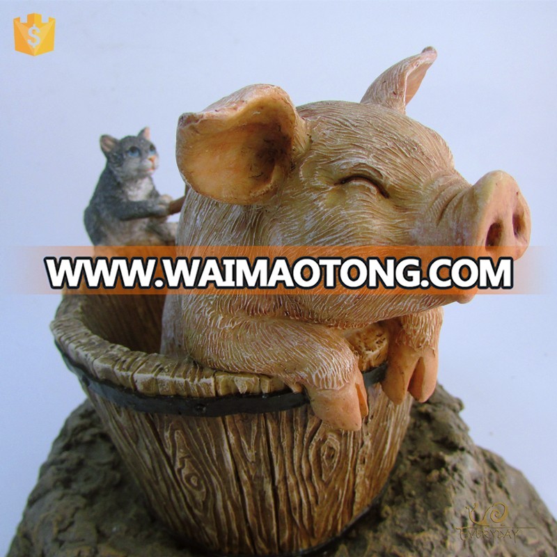 Wholesale Cheap Garden Home Decoration sculpture Desk Indoor Resin Statue Water Fountain