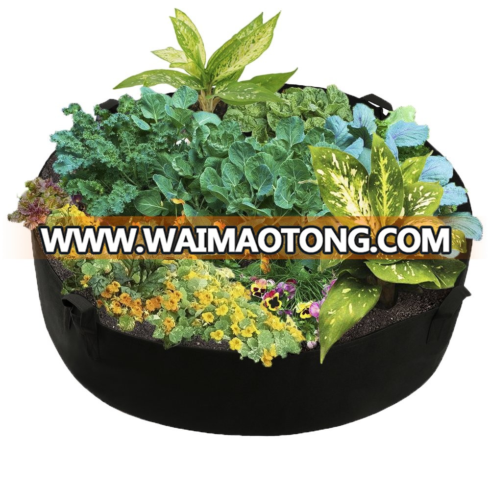 50gallon Garden Grow Bags Herb Flower Vegetable Plants Bed Round Planter Fabric Raised Planting Bed