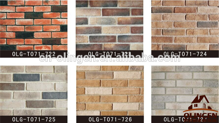 Artificial decorative wall brick veener with fast delivery OLG-ZQ025