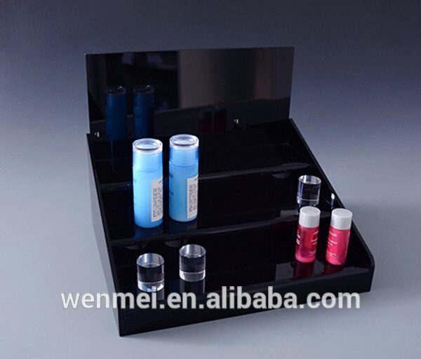 Latest & Hottest Black Acrylic Cosmetic display rack