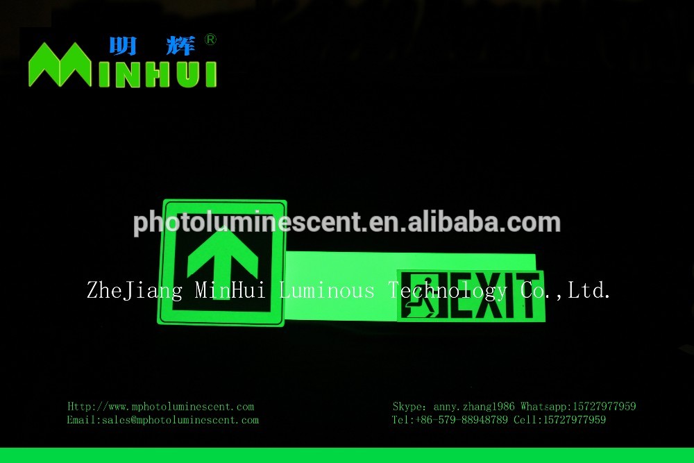 MINHUI Glow In Dark Aluminum Plate Luminous Aluminum Plate Luminous Aluminum Board