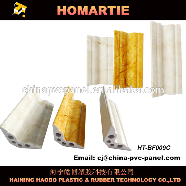 PVC marble stone moulding profile