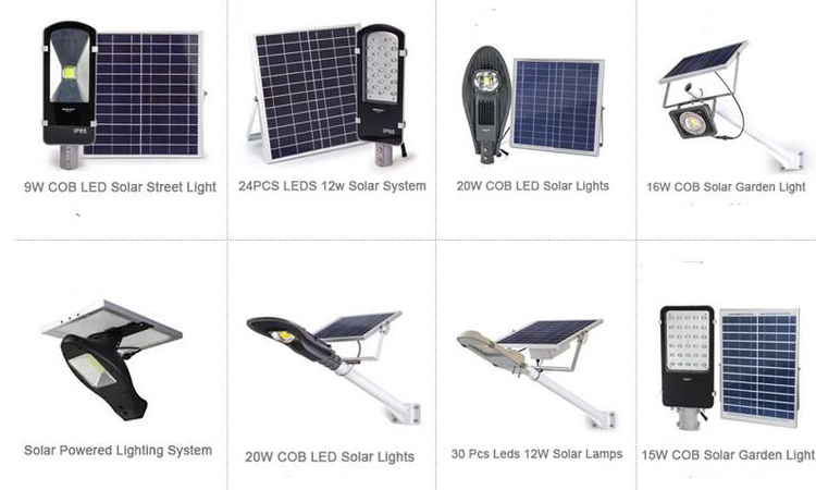 Remote sensor led floodlight with solar panel 25w 40w 60w 100w 120w