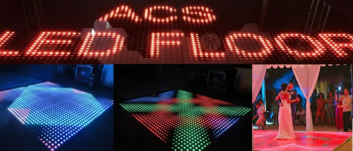 ACS dynamic digital led dance floor panels make program