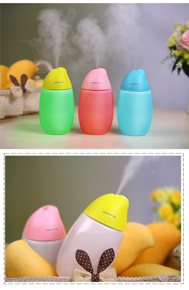 Home use colorful Ultrasonic Humidifier and Electric Essential Oil Diffuser