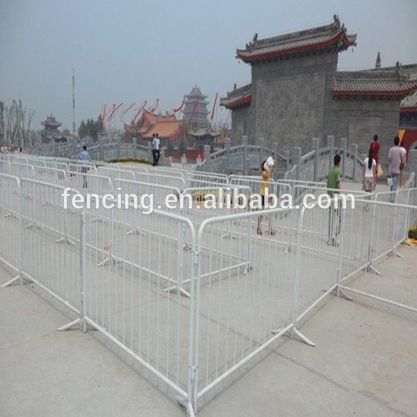 Anping factory Metal Pedestrian Facility Fence For Works