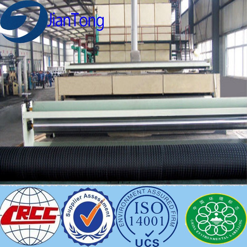 High-quality Warp knitting polyester geogrid for construction