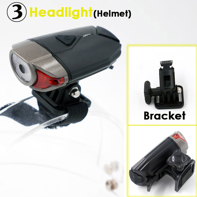 USB rechargeable Bicycle Light Accessories Front Handlebar Cycling LED Flashlight Torch Headlight built in 1200mAh battery