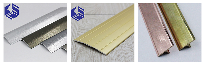 Super quality threshold stainless steel transition strips