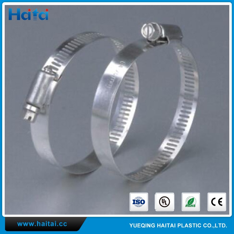 Haitai American Type Hose Clip/Hose Clamp/Stainless Steel Clamp