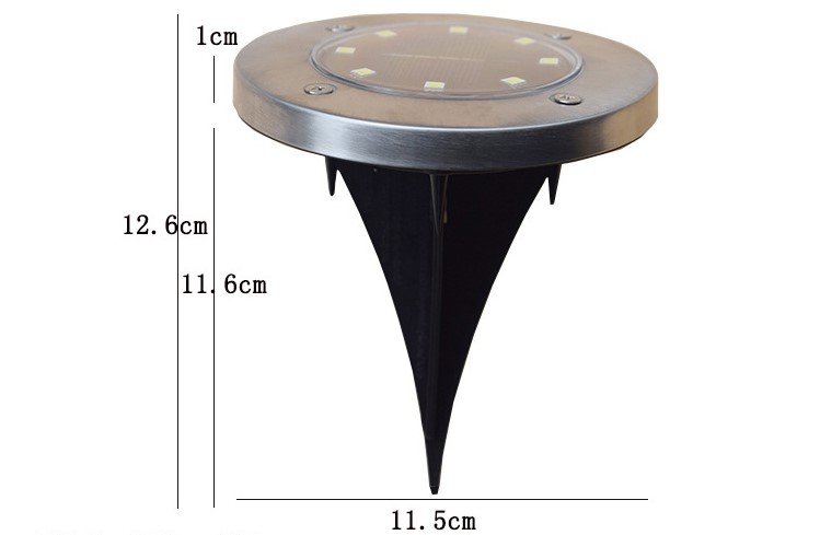 New arrival outside new product high power waterproof plug and play yard led solar garden light