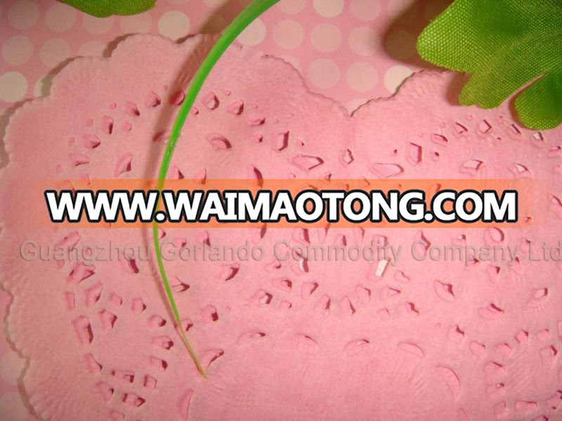 200pcs 35CM*25CM Romantic Embossed Rectangle Paper Doilies Lace