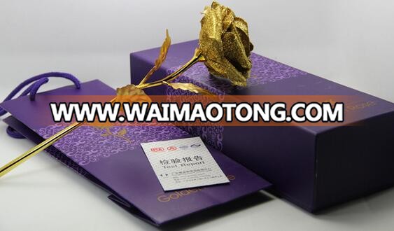 Best wedding gifts for guests/ golden rose 24k