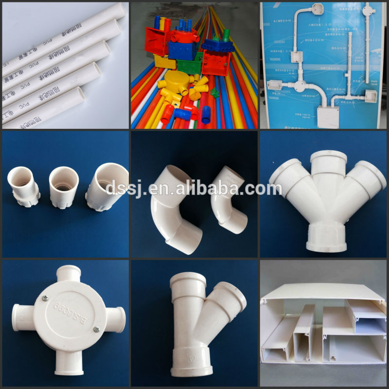 Customize/ colorful Plastic PVC electrical protection hose pipe tube