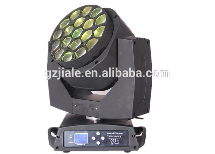 19pcs 12w RGBW 4in1 Led Bee eyes moving head Lights for stage decor