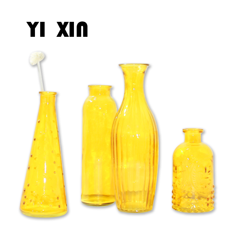 Wholesale Light Gray color frost spray glass vase