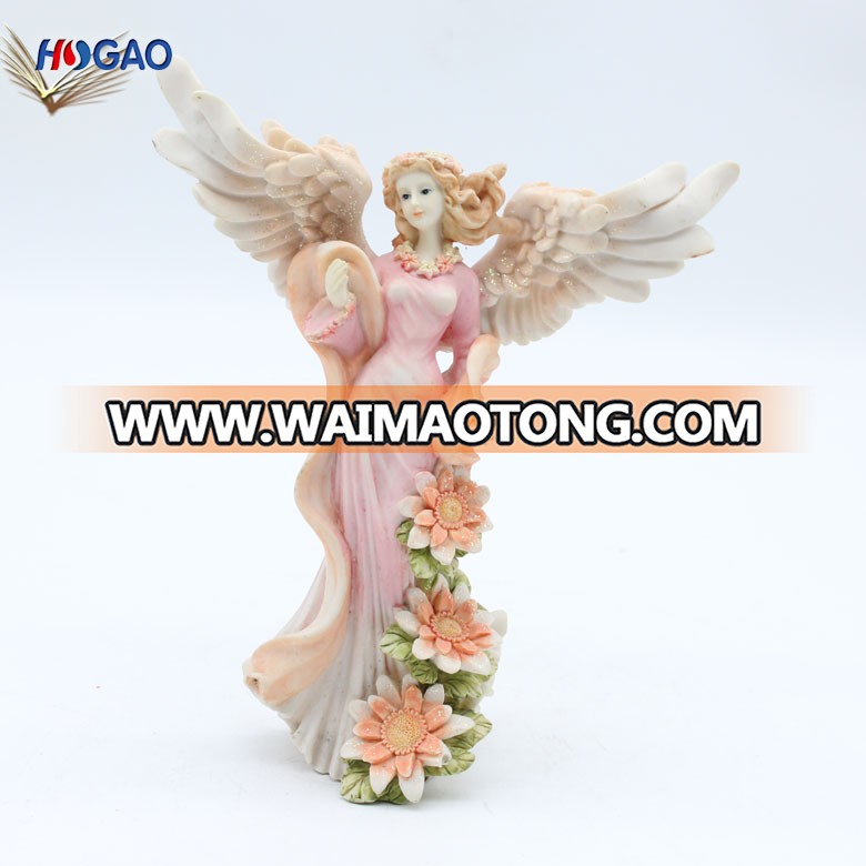 Wholesale OEM gifts & crafts handmade resin garden angel figurines statues for sale