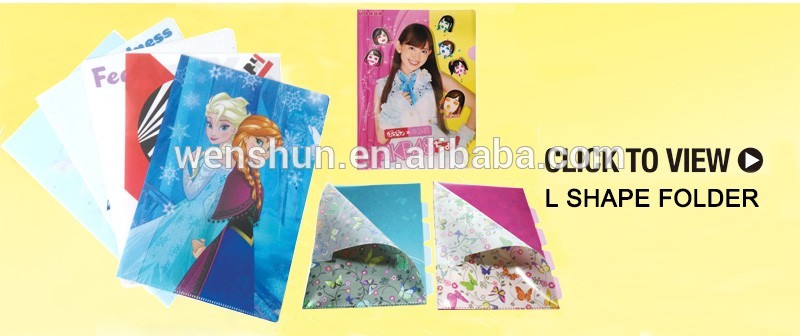 Manufacturer A4 Size Plastic PP Report L File Folder