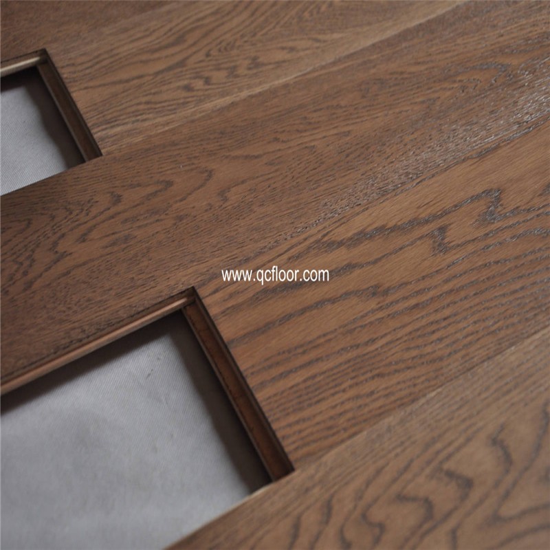 hot sale wood floor tile brushing engineered oak wood floor exported to philippines,grey oak wood flooring