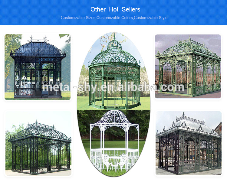 Garden Modern Metal Glass Orangerie House