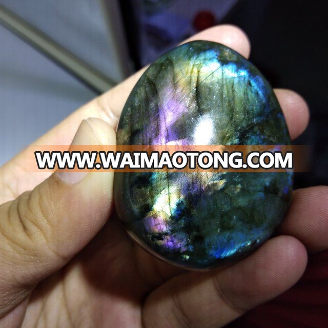 Wholesale Hot Sale Natural Small Rainbow Labradorite Polished Healing Crystal Stone