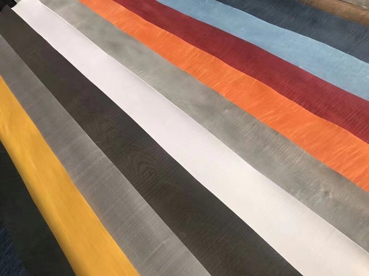 Colorful Veneer Dyed Natural Sapeli Pommele Veneer