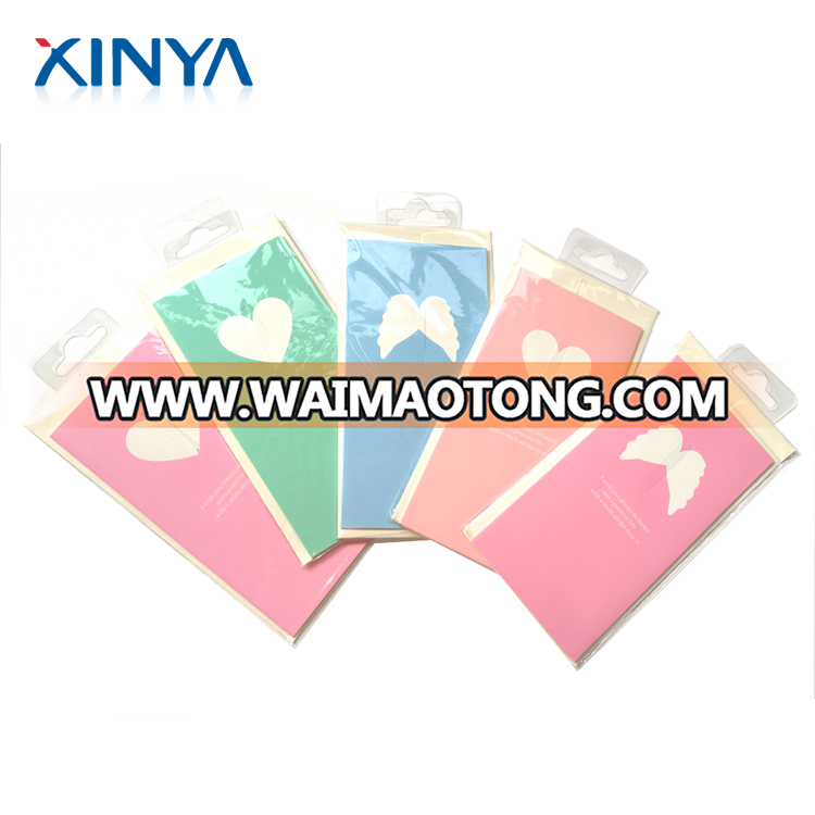 XINYA Cheap China Custom Printing Gift Paper Greeting Card With Envelope