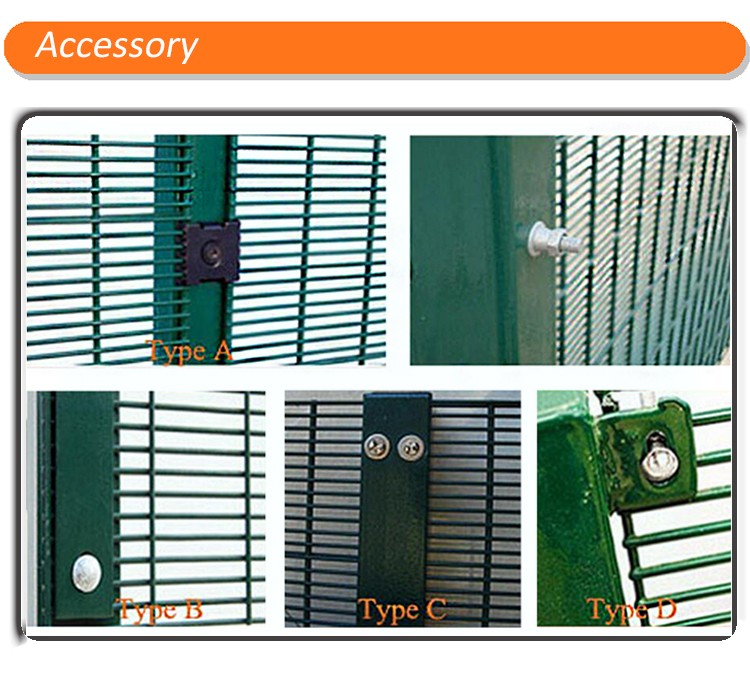 Anping factory outlet 358 mesh security fence with favorable price