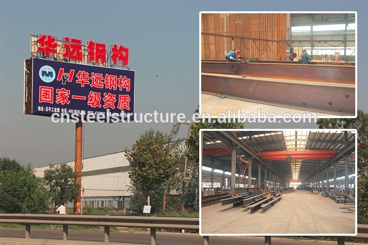 2018 new design prefabricated steel workshop design with CE certificate