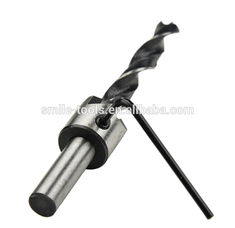 HSS Drill Adjustable Carpentry Reamer Countersink Drill Bit