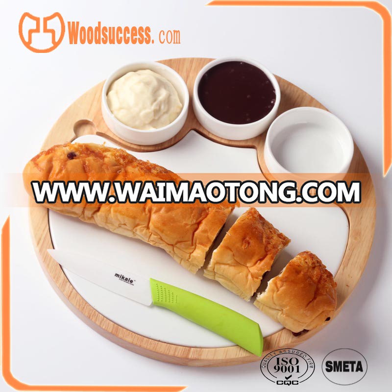 multifunctional bamboo cheese board set