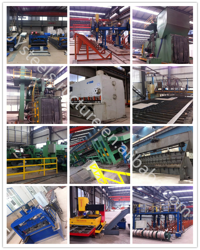 prefab heavy steel structure /famous special shape heavy steel building for industrial zone use