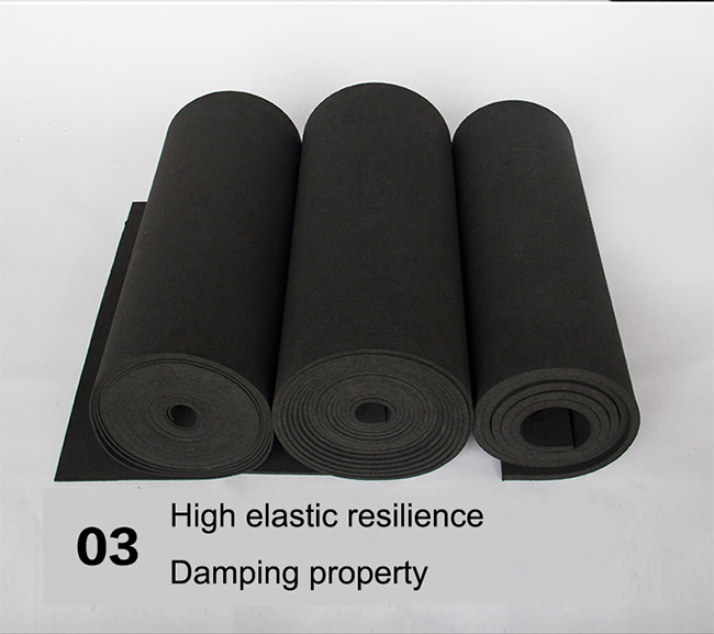 Moisture proof anticorrosion and mildew resistance soundproof mat for ground