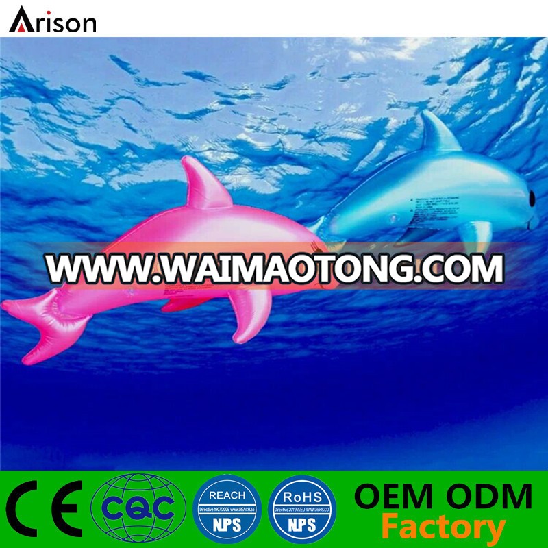 Inflatable floating fish inflatable dolphin model inflatable whale toy