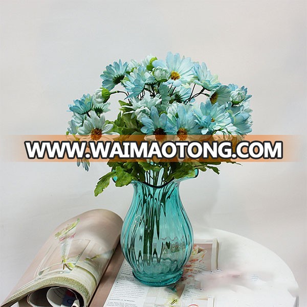 Beautiful color fabric artificial cineraria for home decoration