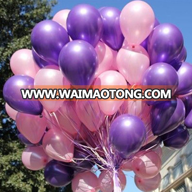 10 inch 2.2gram pear color latex balloons for wedding party decoration