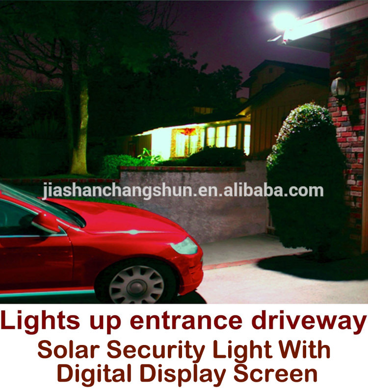 60LED 80LED solar PIR motion sensor light