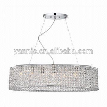 wholesale hotel wedding dining living room silver big pendant ceiling home modern luxury crystal chandelier