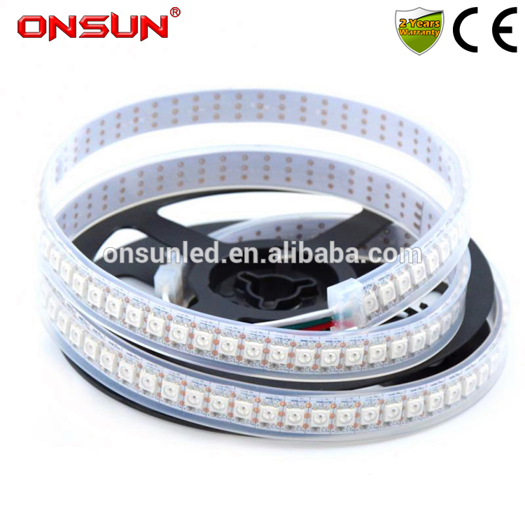 Customize LED Magic Strip WS2811/WS2812B Chips White/Black PCB Digital programmable 5050 RGB LED Strip Light DC5V/12V