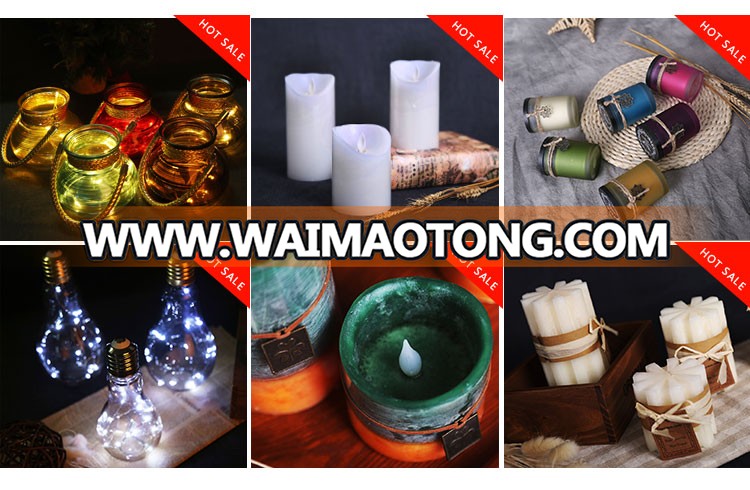 Flameless Color Changing Real Wax LED Candle Light Remote Control