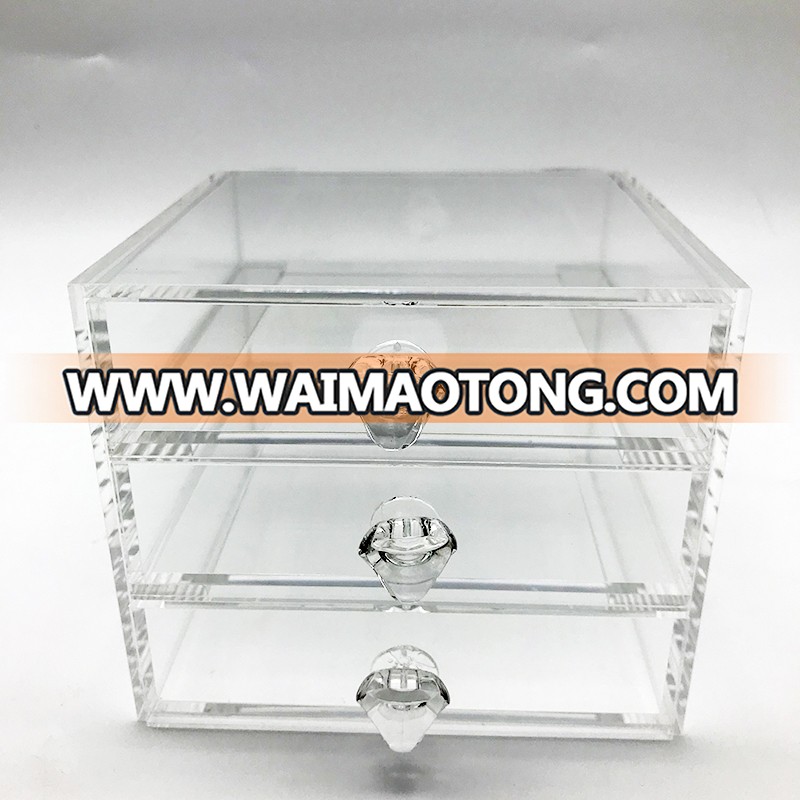 organizer cosmetic acrylic acrylic cosmetic drawer box display