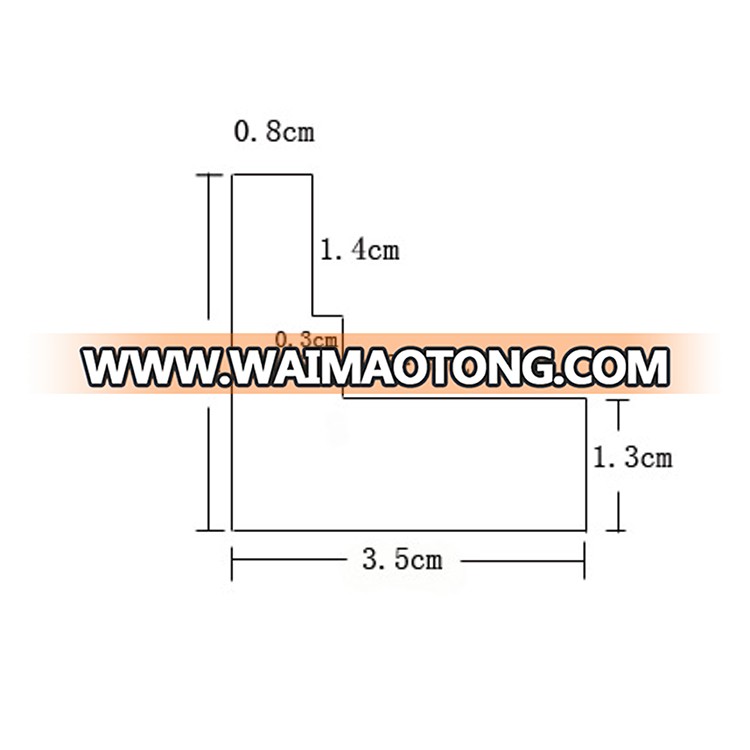 Wholesale Flat Plastic Picture Frame Moulding PS Photo frame