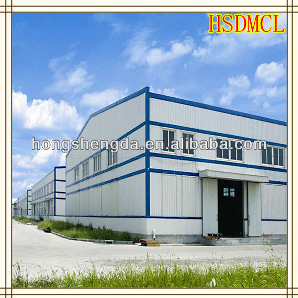 A large steel plant, warehouse, workshop made in HSD on china