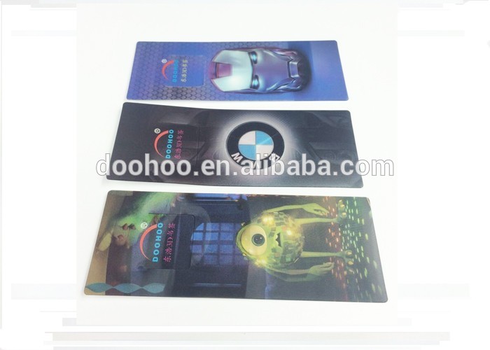 3d PET Hologram Bookmark/3d Lenticular Poster/3d Hologram Printing Card