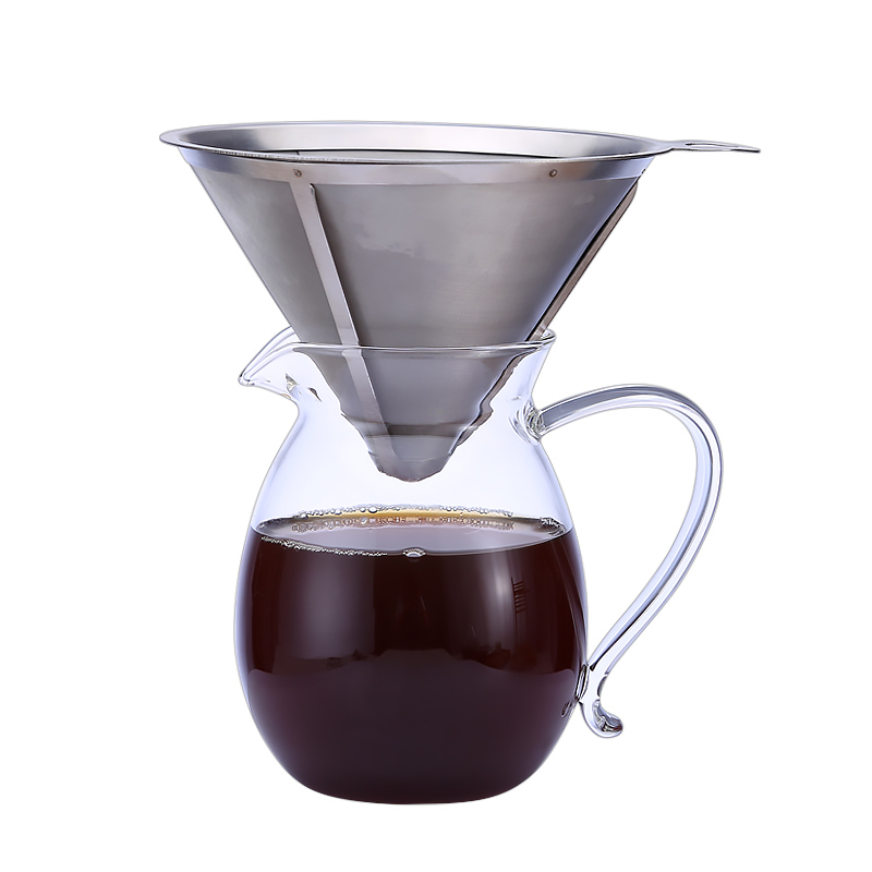 500ml 1000ml Handmade Pyrex Borosilicate Glass Coffee Maker