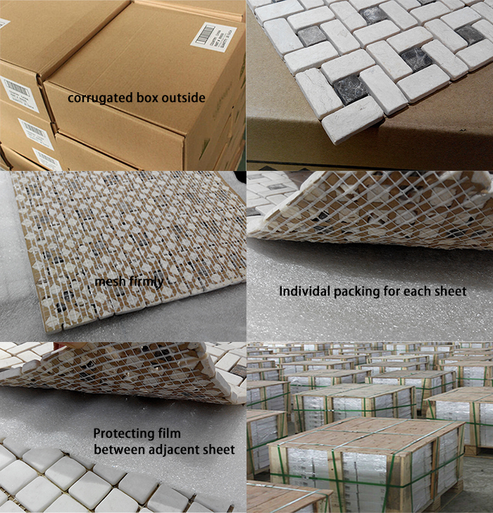 Wholesale diy swimming pool pattern glass mosaic glass mosaic tile mosaic stock