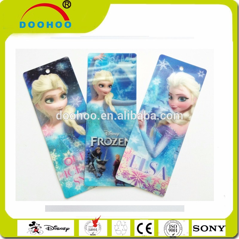 Hot promotional Christmas gifts 3D PP/PET lenticular bookmark