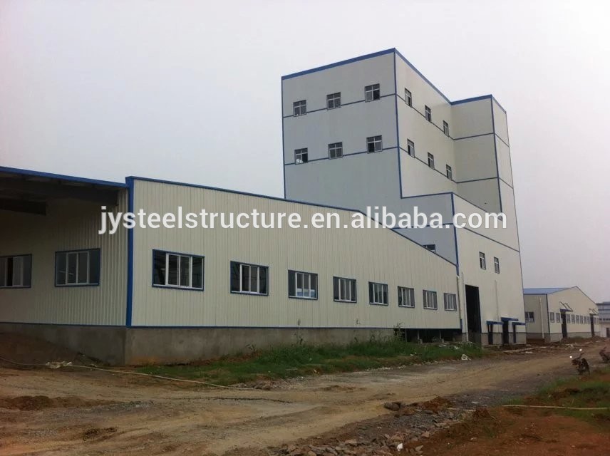 Multi Storey Prefabricated Steel Structure of office buildings /workshop