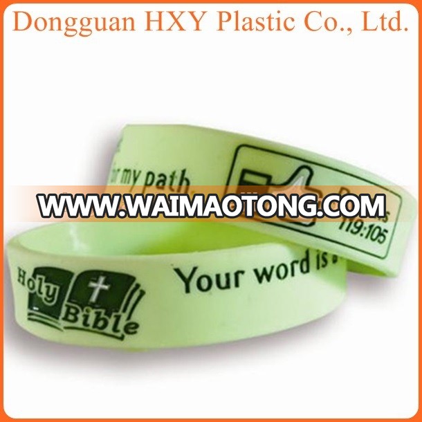 High quality uv color changing silicone wristband bracelet with debossed logo